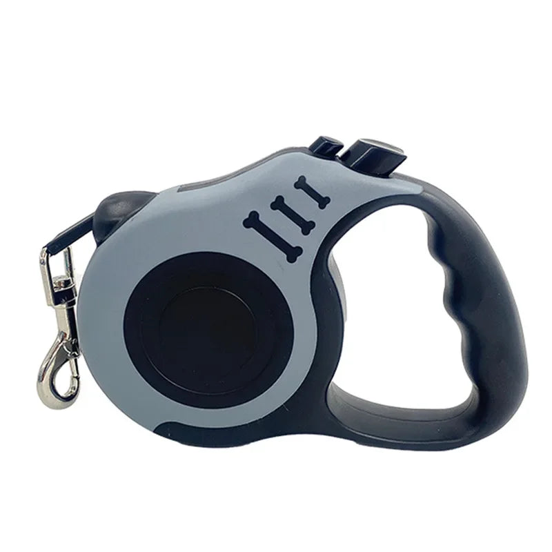Automatic Retractable Durable Nylon Lead 3m 5m Dog Leash for Small Dogs Cat Puppy Outdoor Travel Walking Hiking Traction Rope